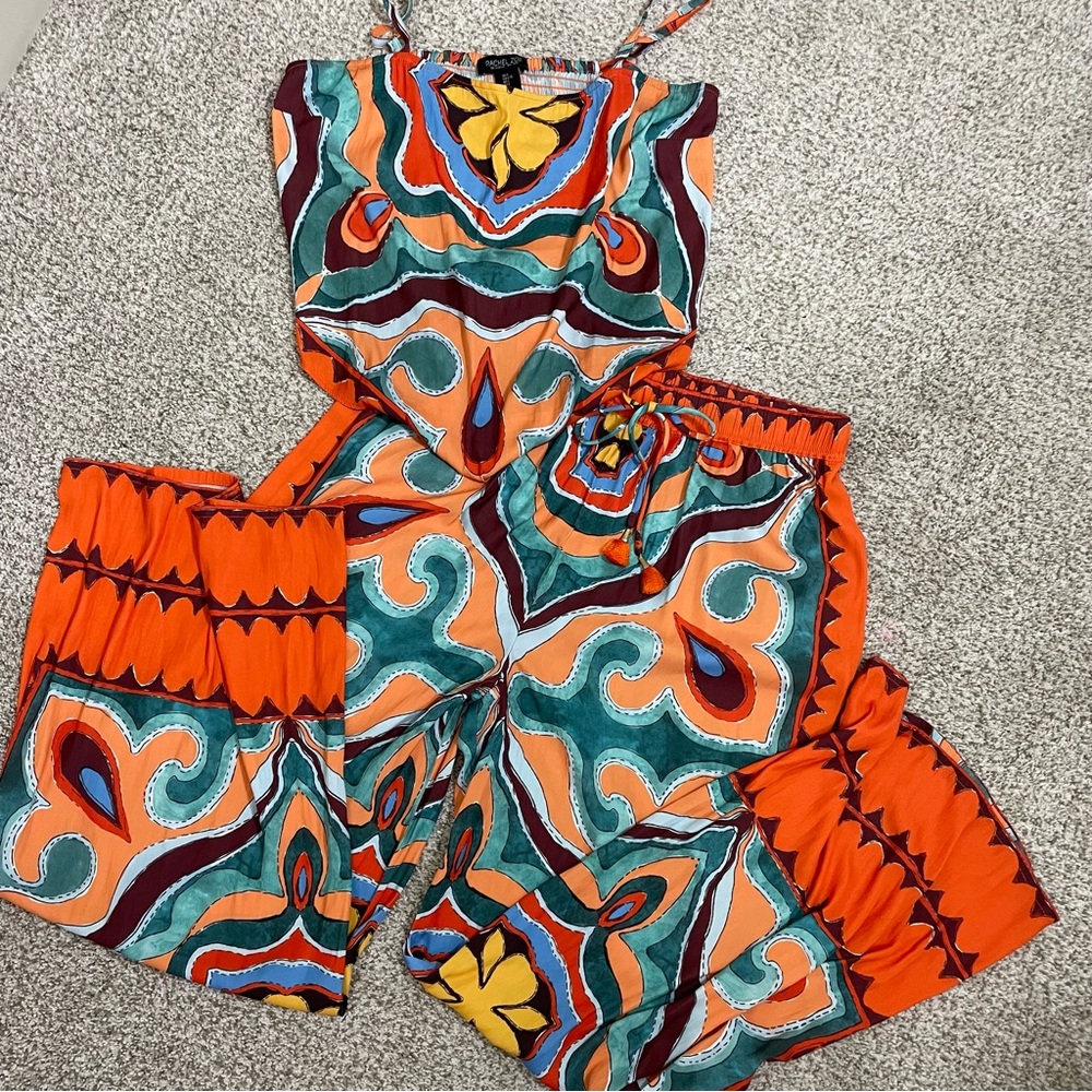 Rachel Zoe Boho Abstract Print 2-Piece Set – Size L